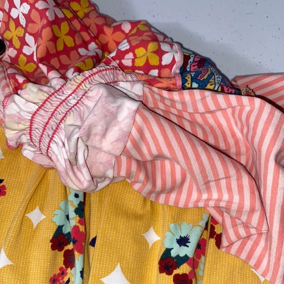 Matilda Jane Annika Girl’s Long Sleeve Twirl Floral Ruffle Dress Size 10 - Picture 7 of 14